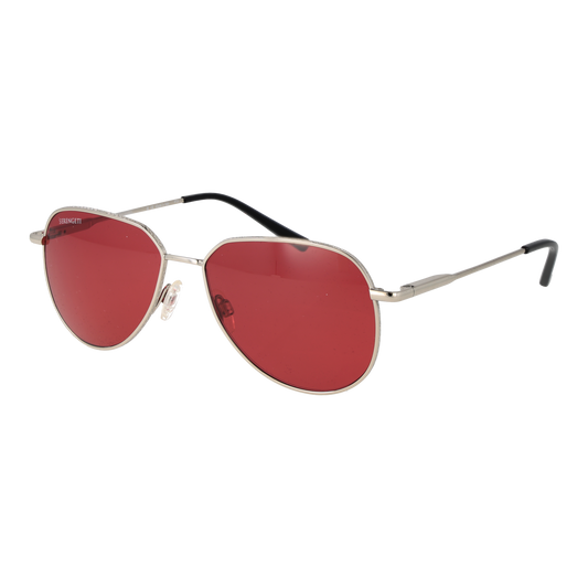 Serengeti Aviator Sunglasses Silver (20243267) Unisex
