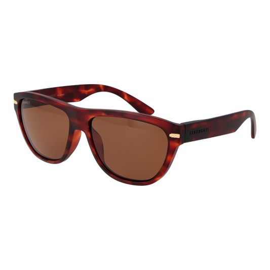 Serengeti Square Sunglasses Brown (25004242) Unisex