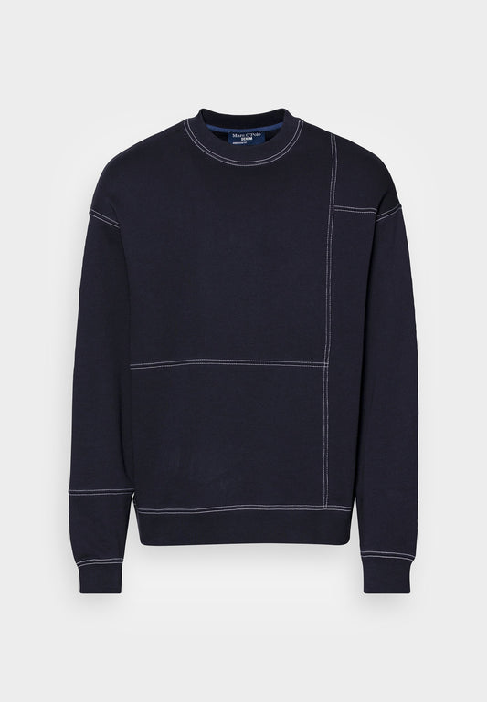 Sweatshirt, long sleeve, cutlines, contrast stitching Men