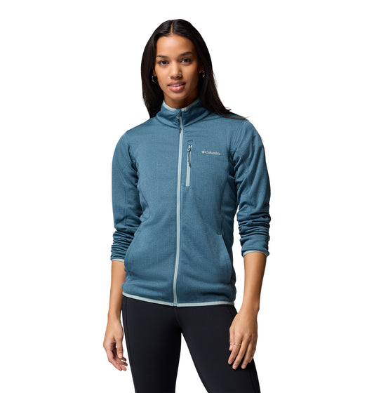 Columbia Essential Hike Grid Flee Everblue, Crushed Blue (2136233429) Women