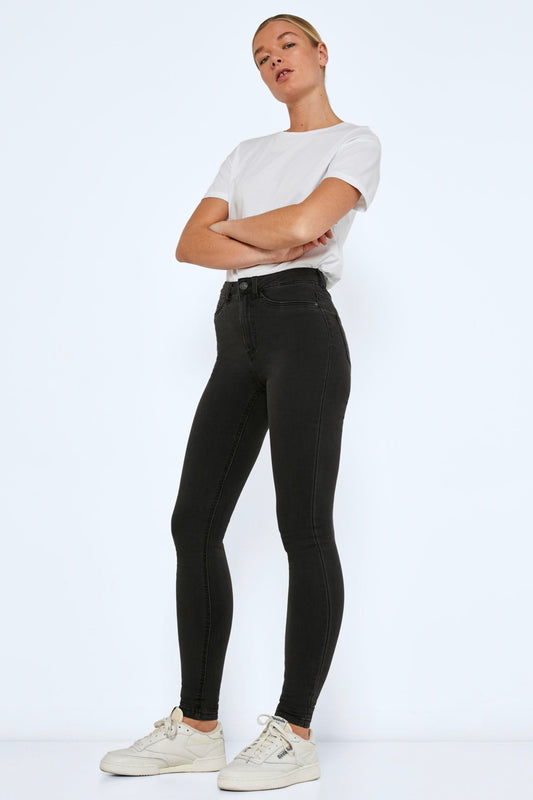 Noisy May Women-Girls Adult Jeans Dark Grey Denim Women