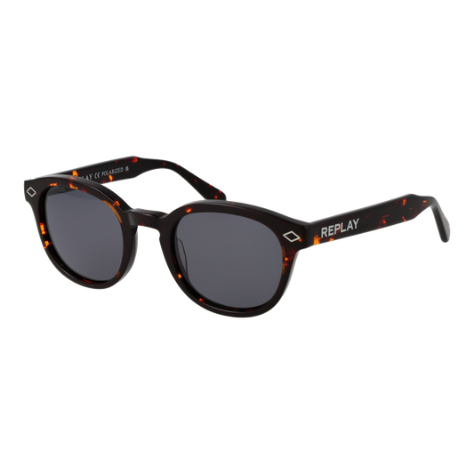 Replay Panto Sunglasses Brown (25007355) Unisex