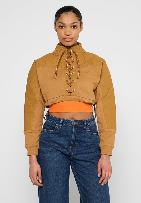 Humberto Cropped Rugby Sweatshirt WHEAT BOOT Men