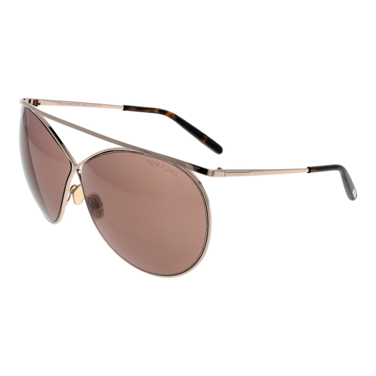 Tom Ford Rectangle Sunglasses Rose Gold (20211333) Women