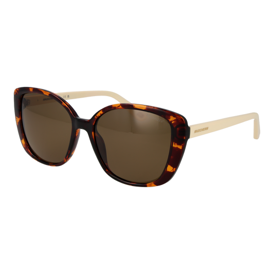 Skechers Rectangle Sunglasses Brown (26002669) Women