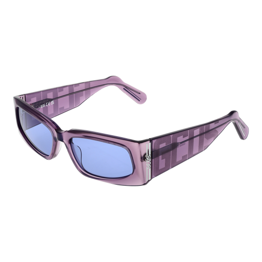 GCDS Rectangle Sunglasses Purple (24001121) Unisex