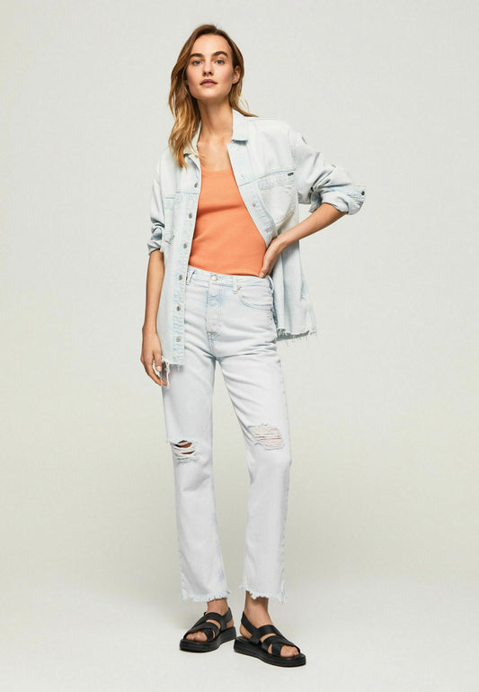 Pepe Jeans straight leg jeans CELYN SKY (PE121N15D-K11) Women