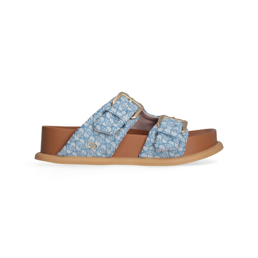 LOREN 09 - SANDAL MONOGRAM JACQUARD Women