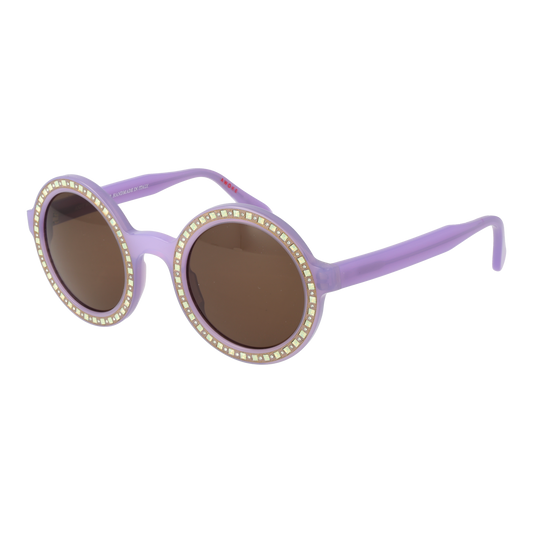 Andy Wolf Round Sunglasses Purple (25000567) Unisex