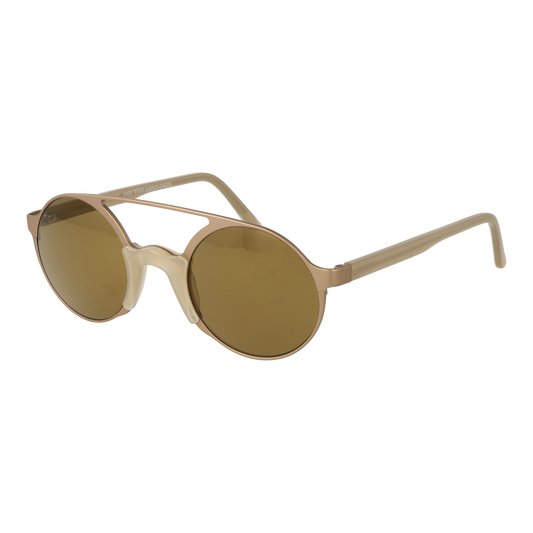 Andy Wolf Round Sunglasses Gold (25008525) Unisex