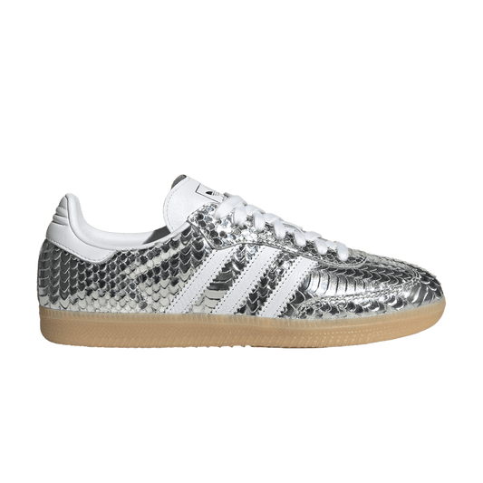 adidas Samba Patent Snakeskin Silver Metallic (IH9016) Women