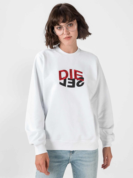 Diesel F-Ang Sweatshirt White (A00847-0IAJH-2348674) Women