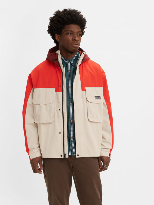 Levi's Red And Beige Bartlett Winter Jacket (A3208-0002-3417727) Men