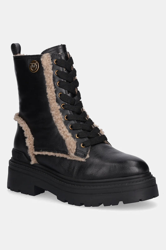 MIA 18 - ANKLE BOOT NAPPA/LINING FUR BLACK Women