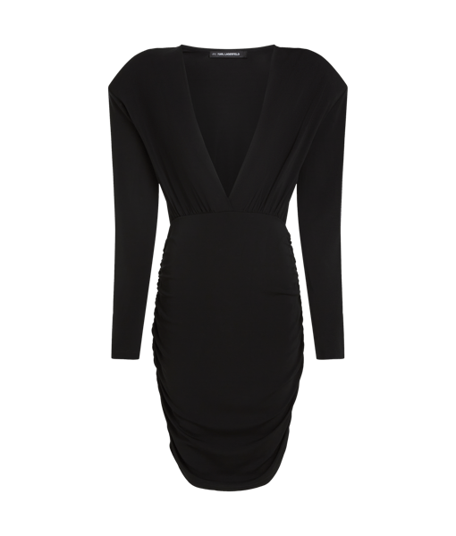 Karl Lagerfeld Studio Jersey Dress Black (B2W13077999) Women