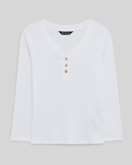 WHISTLES T-Shirt White (13C3286C1) Women
