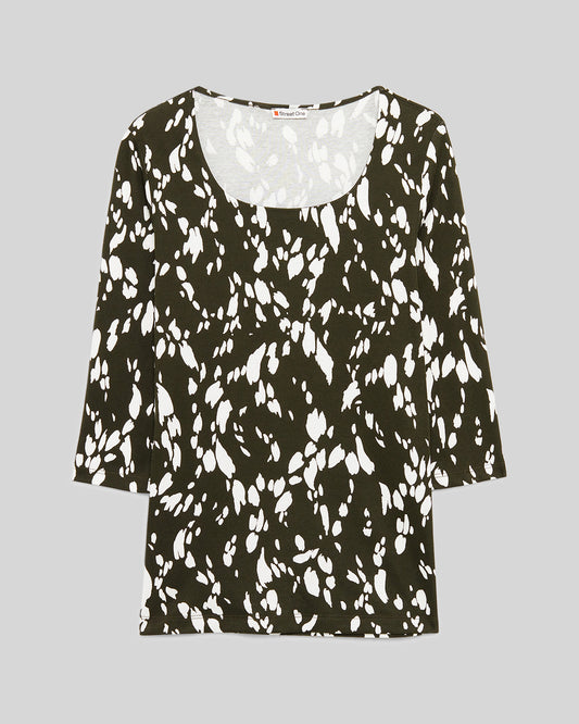 STREET ONE T-Shirt Dark Green (14C3346C32) Women