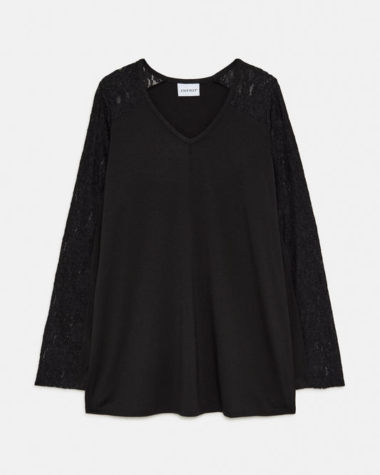 ZHENZI T-Shirt Black (18C4602C2) Women