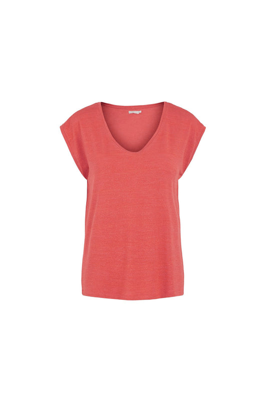 PIECES T-Shirt Coral (11C933C24) Women
