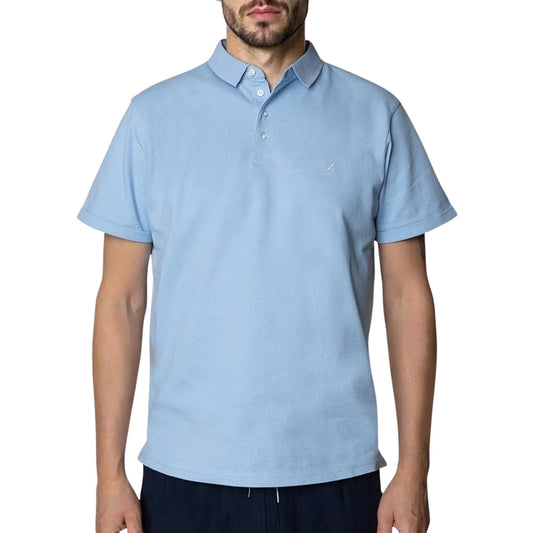 Clean Cut Copenhagen Silkeborg Stretch Polo shirt (CC2059-LIGHTBLUE) Men