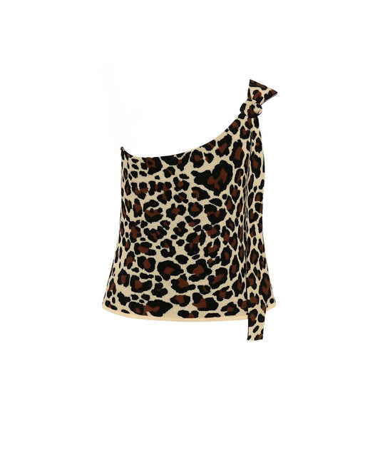 Silvian Heach Top Tatimi Brown Leo (CVP26009TO) Women