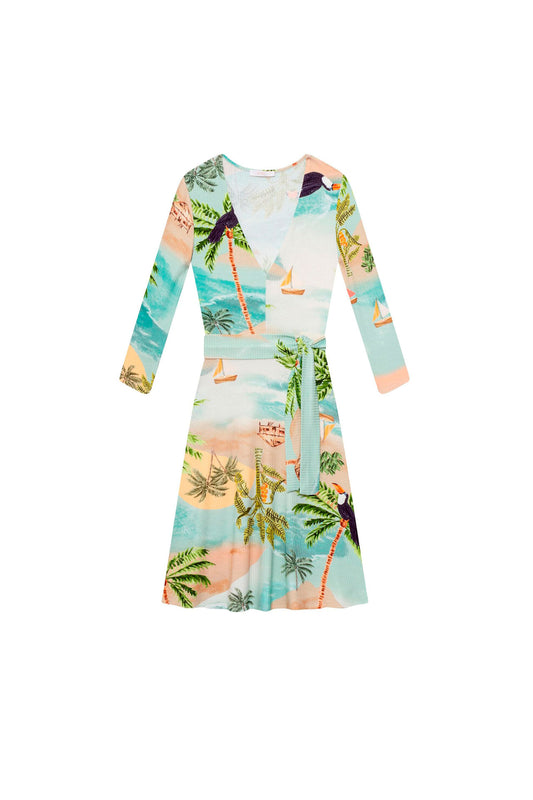 LEZ A LEZ Dress Blue Turquoise (11D2937C11) Women