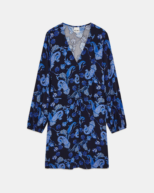ICHI Dress Dark Blue (18D4714C22) Women