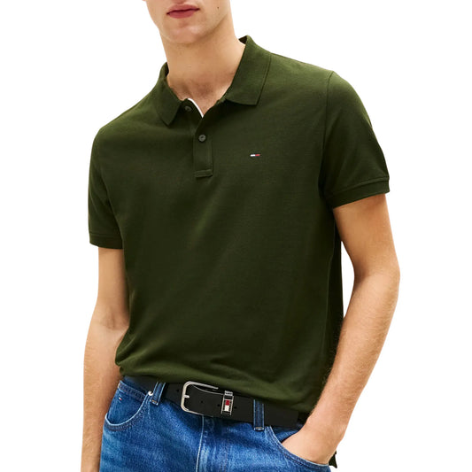Tommy Hilfiger Slim Placket Flag Polo (DM0DM20676-M0H) Men