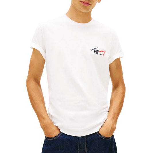 Tommy Hilfiger Slim Sign Chest Logo Shirt (DM0DM22538-YBL) Men