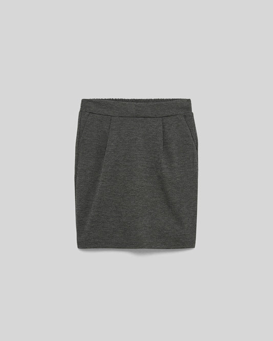 ICHI Skirt Dark Grey (7F164C31) Women