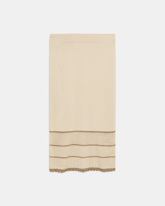 Ana & Ava Skirt Ecru (20F3036C34) Women