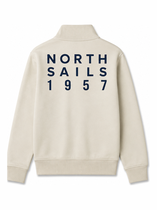 North Sails Cardigan Zip Venetus Off-White (FBA26011CD) Kids