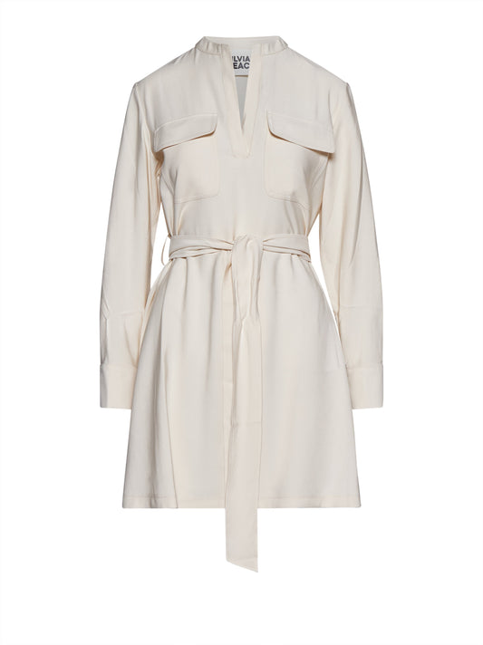 Silvian Heach Short Dress Pobe Chalk (GPP26076VE) Women