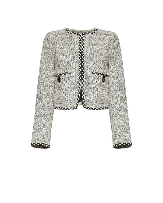 Silvian Heach Jacket Cosam Chalk / Black (GPP26254GC) Women