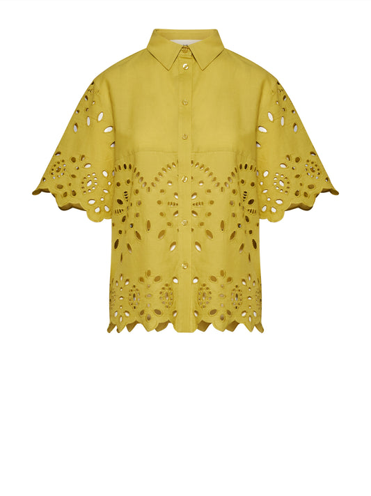 Silvian Heach Shirt Darim Mango Mint (GPP26298CA) Women