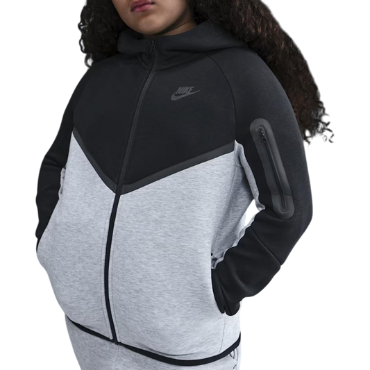 Nike Sportswear Tech Fleece Full-Zip Hoodie (GS) Extended Sizing Kids