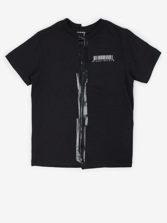 Diesel Printed T-Shirt Black (J00431-0CATM-3453532) Kids
