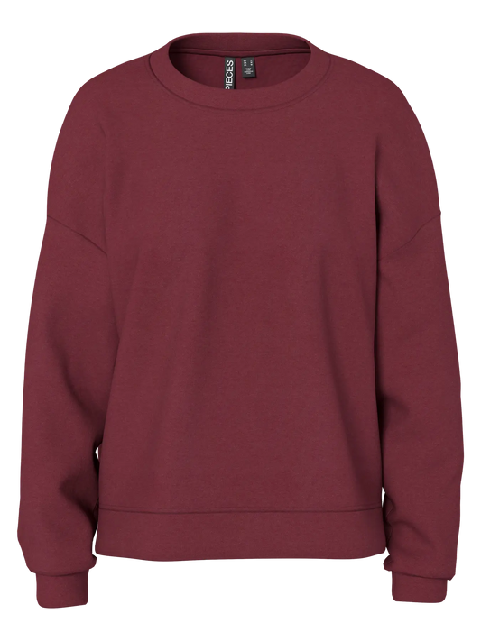 Chilli Long Sleeve Loose Sweat Tawny Port (17156302) Women
