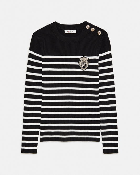 MORGAN Jumper Black (18J5702C2) Women