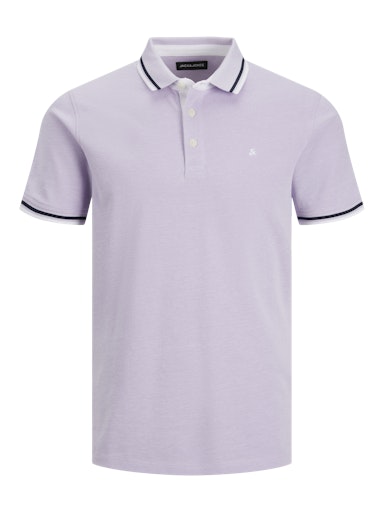 Jack & Jones Essentials JJEPAULOS POLO SS NOOS Orchid Petal (12136668-OrchidPetal) Men