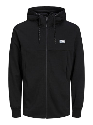 Jack & Jones Essentials JCOAIR SWEAT ZIP HOOD NOOS. Black (12204926-Black) Men