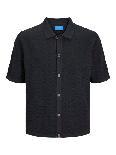 Jack & Jones Originals JORNOTO KNIT SS POLO LN Black (12255011-Black) Men