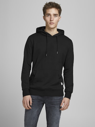 Jack & Jones Essentials JJEBASIC SWEAT HOOD NOOS Black (12182537-Black) Men