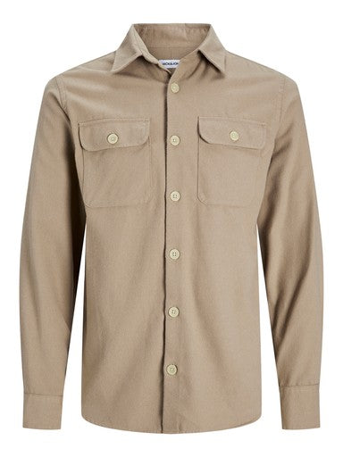 Jack & Jones Essentials JJEDARREN OVERSHIRT LS NOOS Crockery (12248409-Crockery) Men