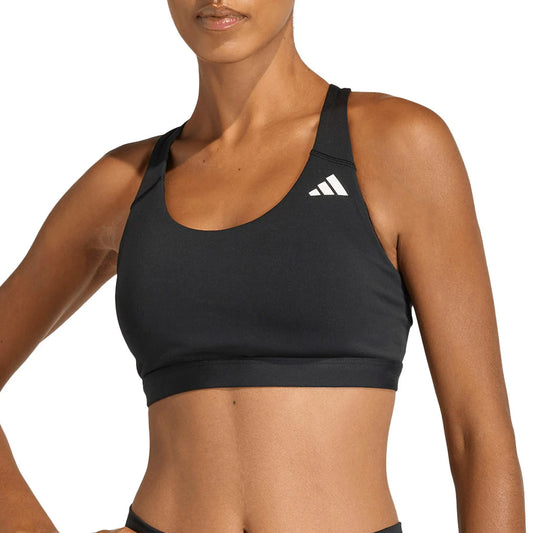 Adidas Optime Essentials Workout Medium Support Sports Bra Black (JN6892) Women