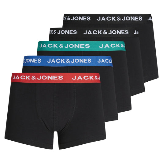 Jack & Jones Huey Trunks Boxershorts (5-pack) (12142342-ELECBLULEMO) Men