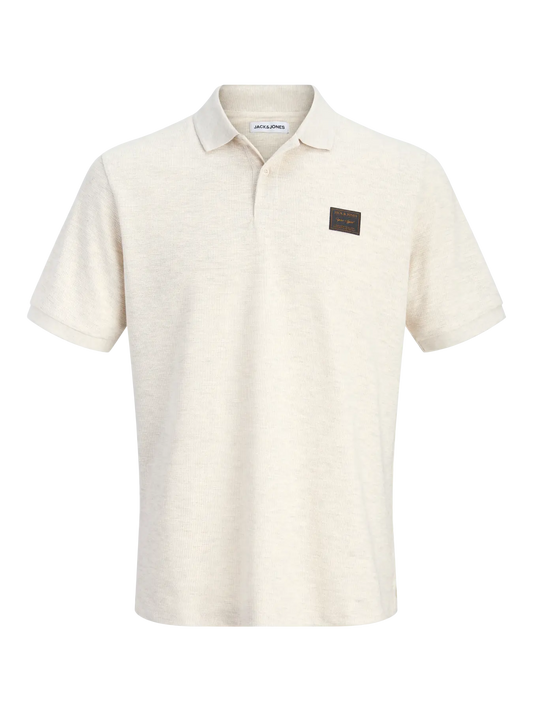 Daytona Polo Short Sleeve Antique White Melange (12294713) Men
