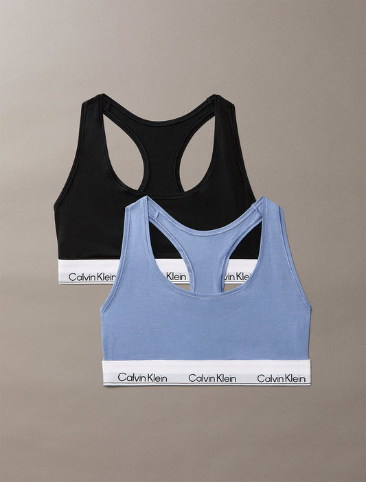 Calvin Klein Black/Blue Tulip Top (LV00QF8494-3WF) Women