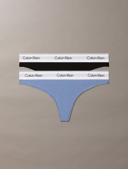 Calvin Klein Black/Blue Tulip Top (LV00QF8834-3WF) Women