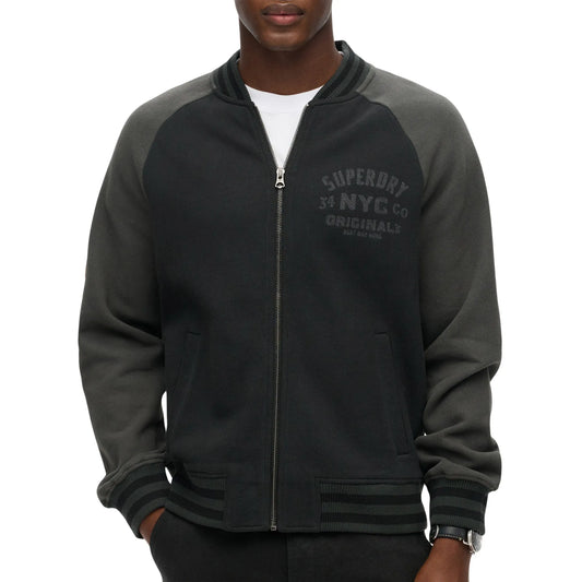 Superdry College Graphic Jersey Bomber Sweatjacket (M2013778A-02A) Men